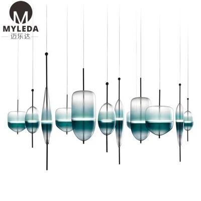 Hand Blown Glass Pendant Lamp