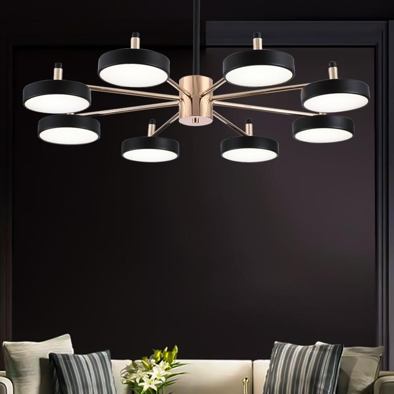 Nordic Style Art Decoration Light LED Panel Pendant Ceiling Indoor Light
