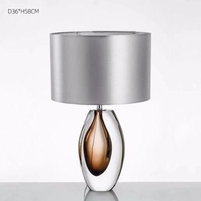 Art Drop Shape Bedside Lamp Beautiful Table Light with a Variety of Lampshades Unique Especial Desk Lamp