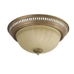 Hampton Bronze Ceiling Lamp with Champagne Glass Diffuser