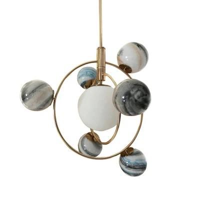 Milky Way Solar System Design Pendant Lamp Chandelier Kid Bedroom Lamp