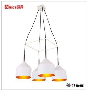 Modern Simple White Aluminum Suspension Pendant Lighting for Restaurant