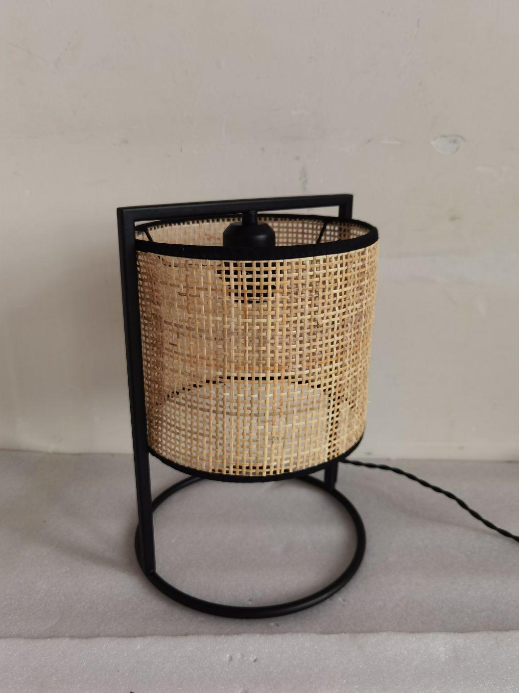 Rattan Modern Indoor E27 Table Lamp Table Light