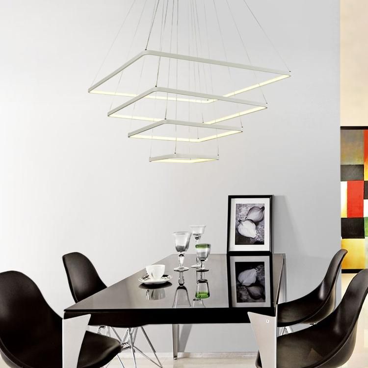 Modern Individual Acrylic Pendant Lights Square Pendant Lamp (WH-AP-37)